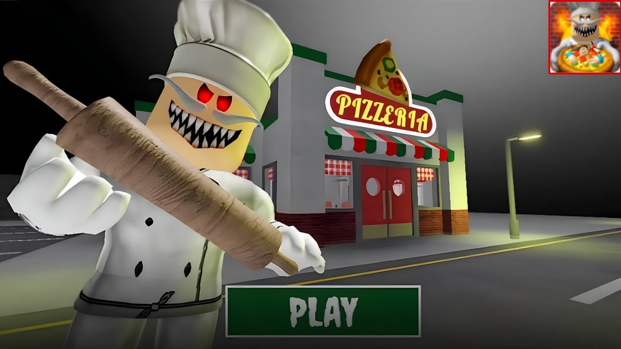 Escape Papa Pizza's Pizzeria (SCARY OBBY) 