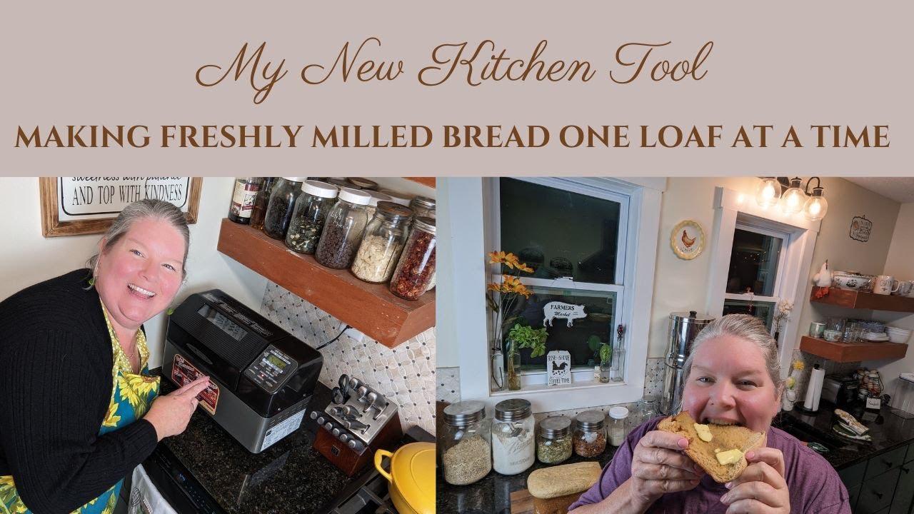 Let's Make my First Freshly Milled Loaf Using the Zojirushi Bread Machine