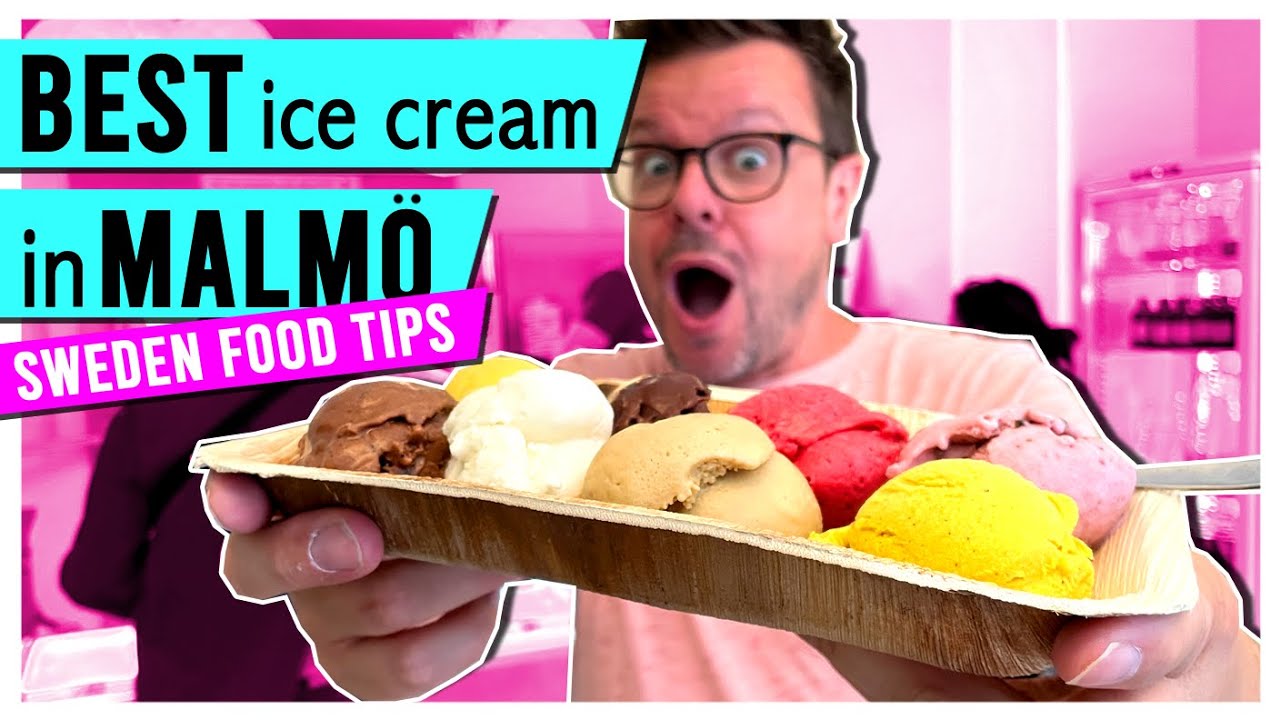The BEST Ice Cream in Malm&ouml; Sweden - K&ouml;ld Glasstronomi  ( Malm&ouml; City Food Guide )