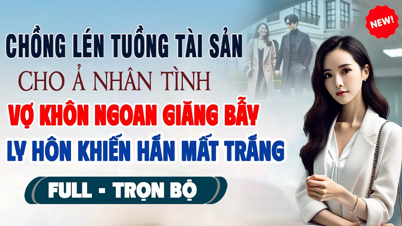 Truyện Ngôn Tình Mới: CHỒNG LÉN TUỒNG TÀI SẢN CHO TÌNH NHÂN Vợ Khôn Giăng Bẫy Khiến Hắn Mất Trắng