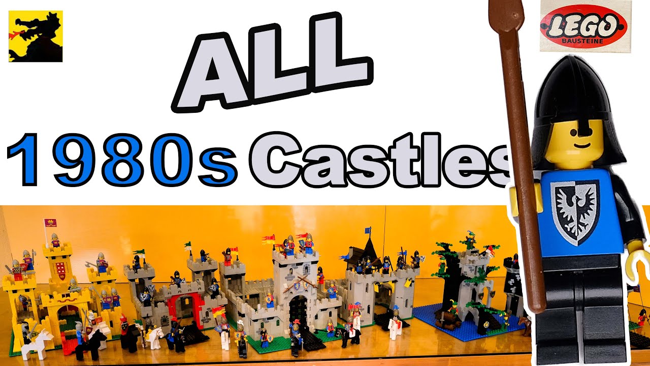 LEGO 1980s Castles - 6075/375, 6080, 6073, 6074, 6077, 6085