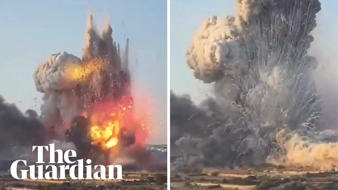 Explosion at Malta fireworks factory sends plumes of smoke into air