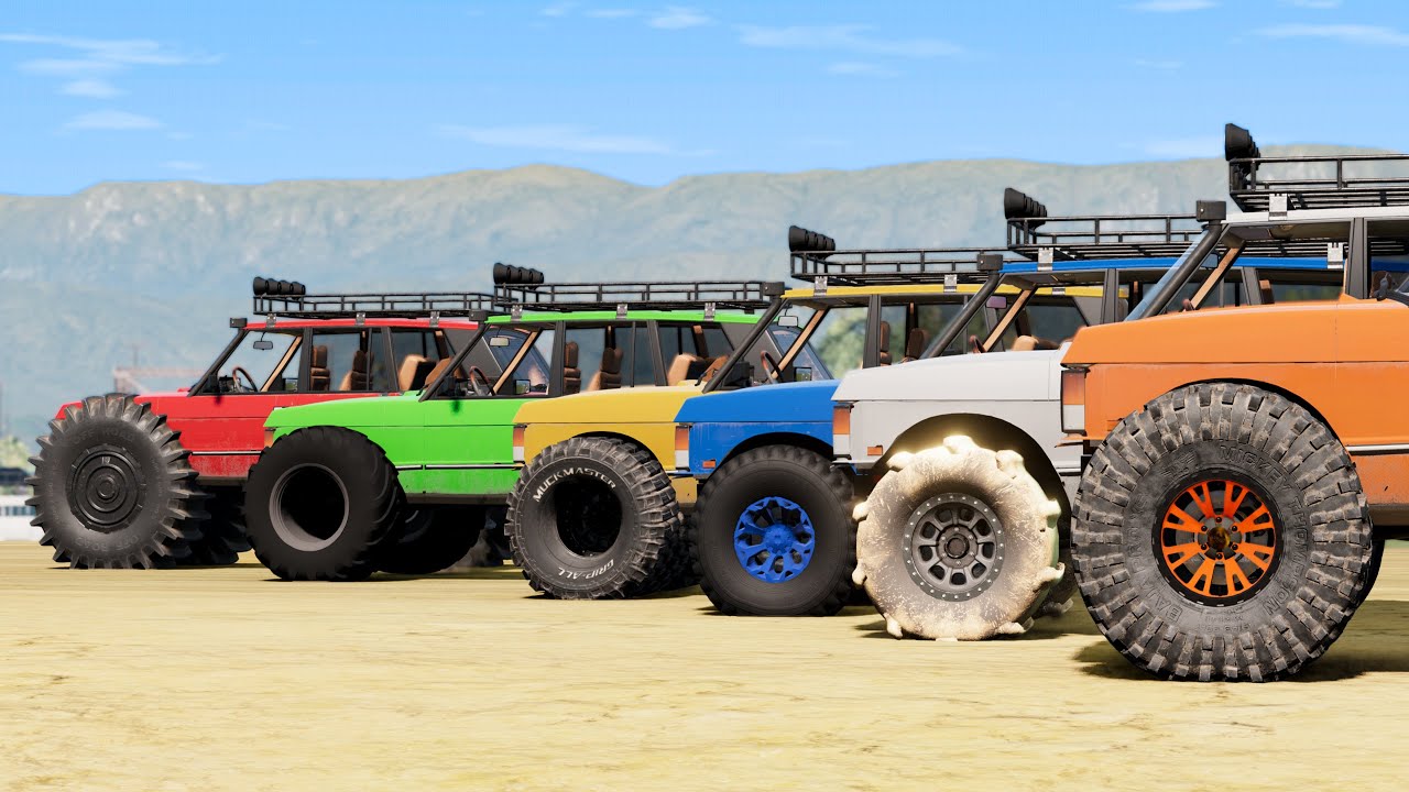 Off-Road Wheels Test comparison #2 - Beamng drive
