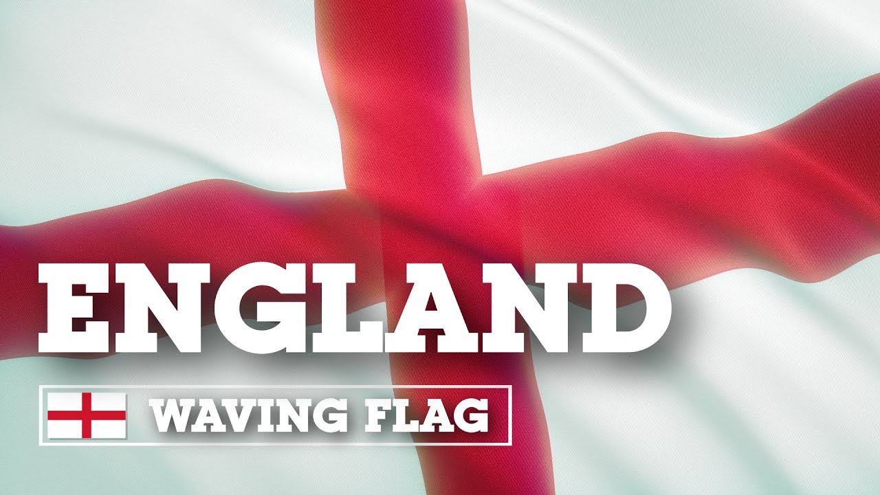 Развевающийся флаг Англии / Waving Flag of England