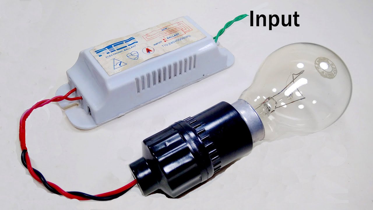 Electronic Ballast Make Free Energy Generator230V 3000W With Motor Armature And Magnet At Home 2021