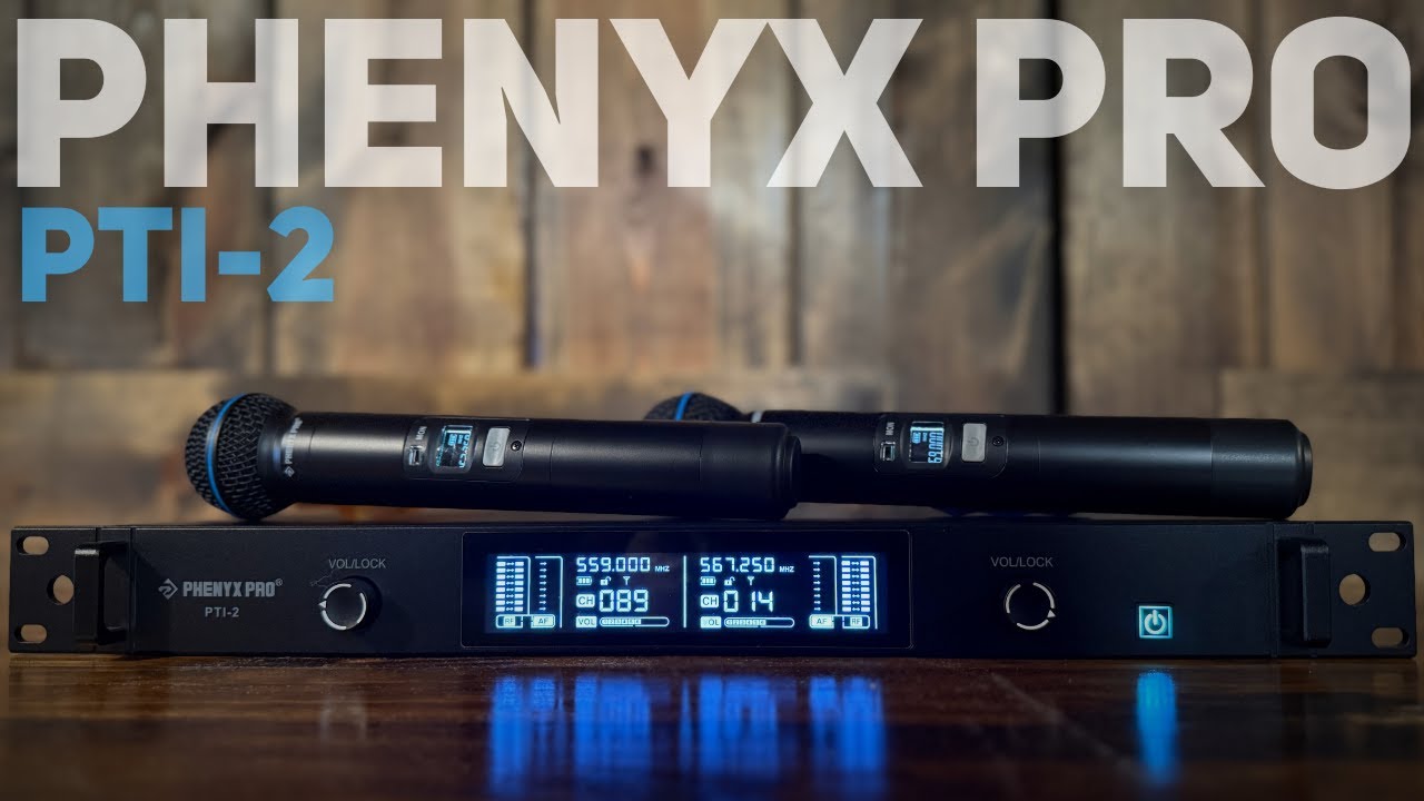 A Wireless Mic System ANYONE Can Afford | Phenyx Pro PTI-2