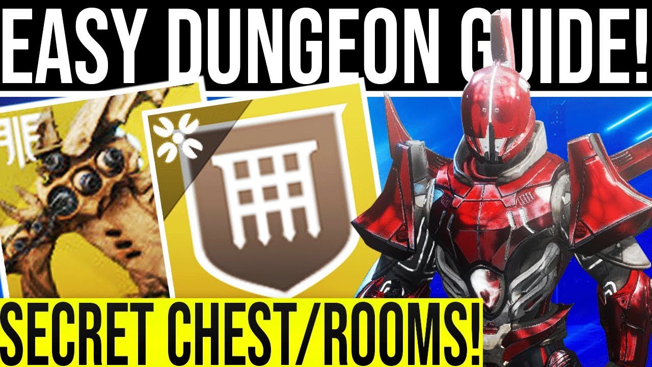 Destiny 2. EASY DUNGEON GUIDE: Pit Of Hersey! Secret Chests & Rooms! Best Load-outs! (King's Fall)
