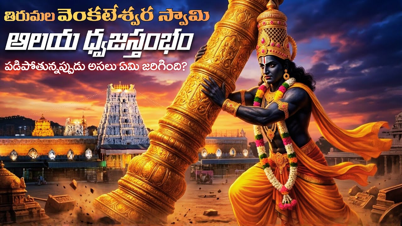 The Secret History of Tirumala's Sacred Flag | తిరుమల ధ్వజస్తంభం #telugu #tirumala #tirupathi