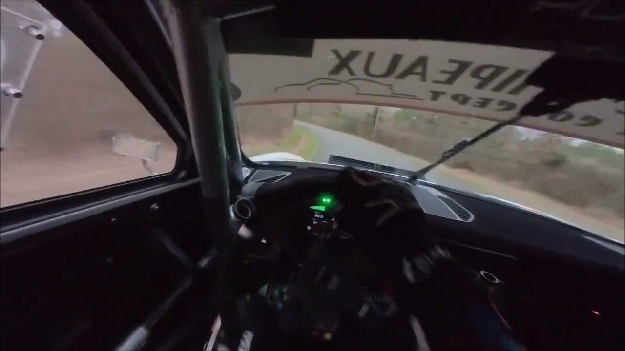 Rallye de la Vienne 2022. Cam&eacute;ra sur casque . Anthony COSSON / Kevin MILLET