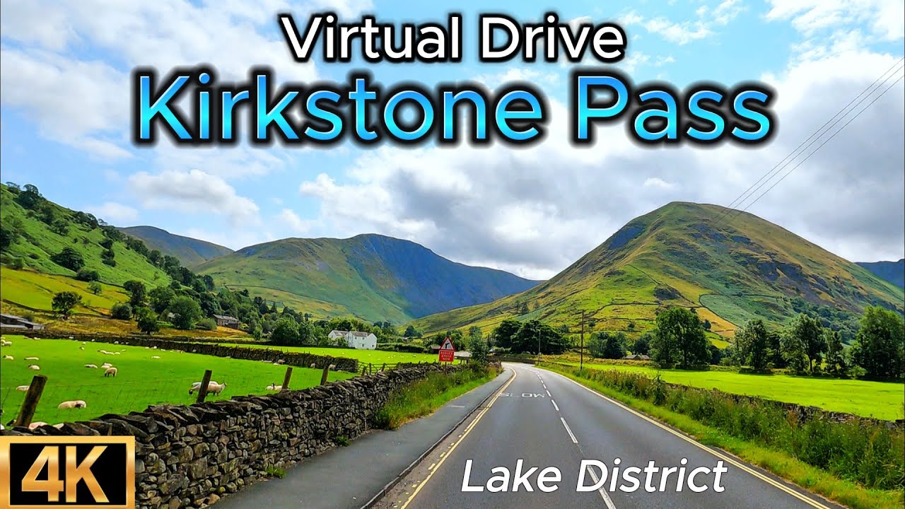 Kirkstone Pass - Virtual Drive - Camera mounted Outside - 4K - The JD Way