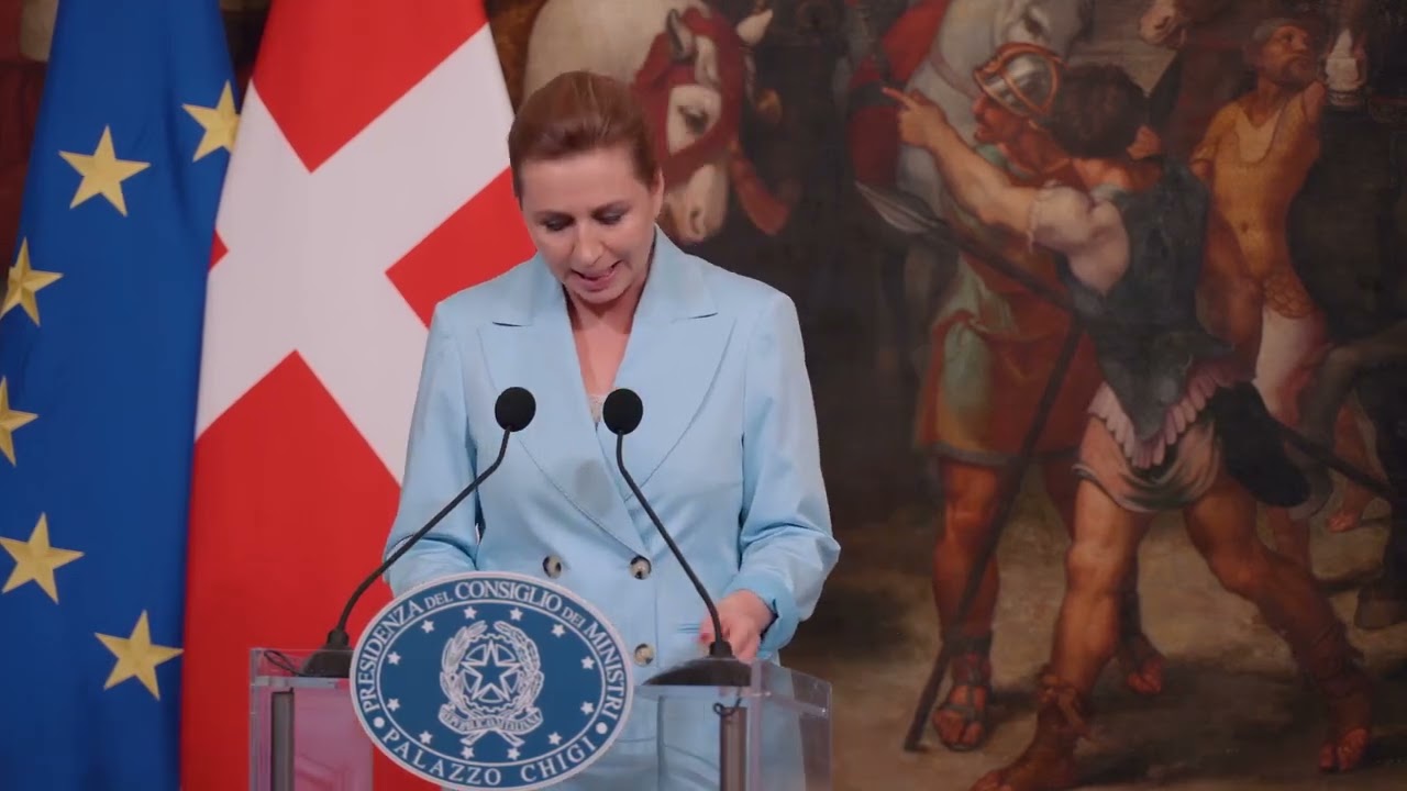 Dichiarazioni congiunte alla stampa di Giorgia Meloni con il Primo Ministro danese Mette Frederiksen