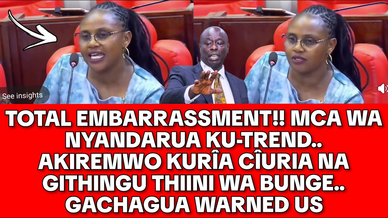 DRAMA! MCA WA NYANDARUA KUMAKIA ANDU AKIREMWO KUURIA CIURIA NA GITHUNGU BUNGE.. RIGGY G WARNED US