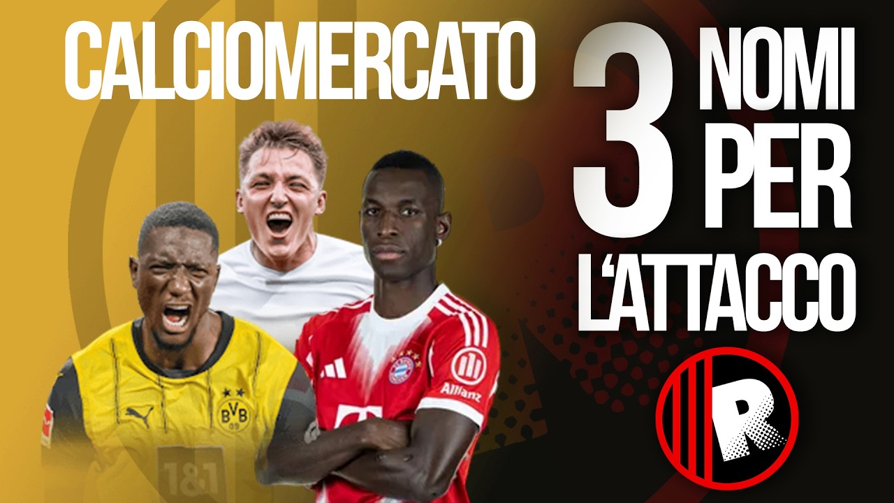 🔥🔥 3 NOMI PER L'ATTACCO‼️🔴⚫️