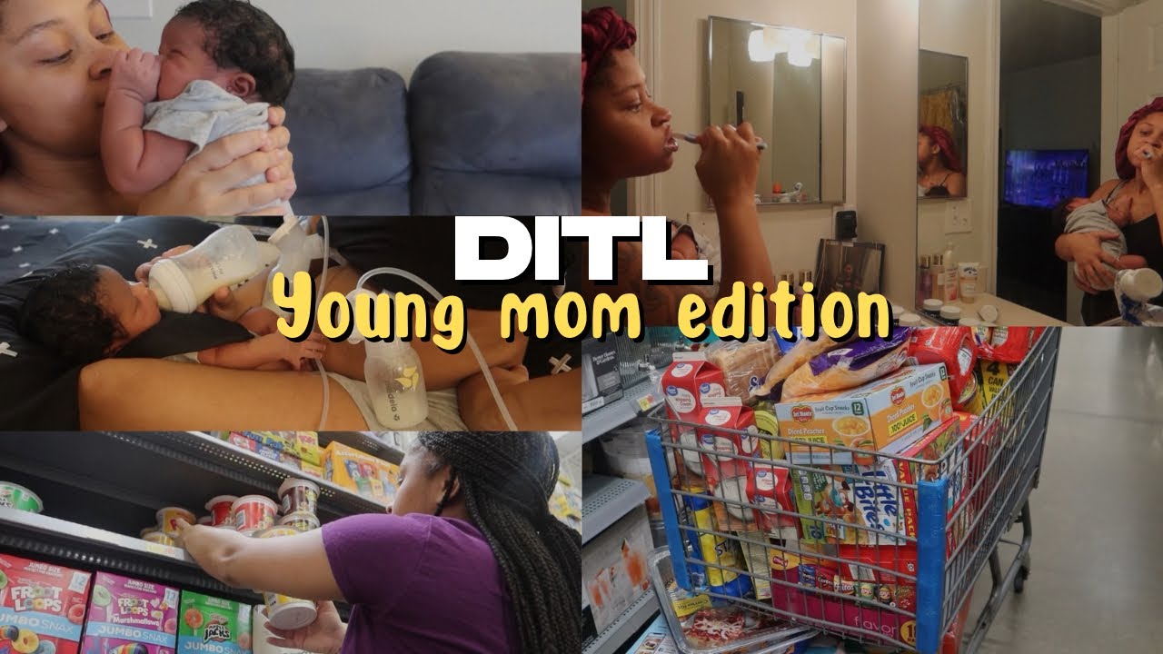 REALISTIC DITL OF A YOUNG MOM❥| life update , grwm ,very vulnerable moment, grocery shopping + haul