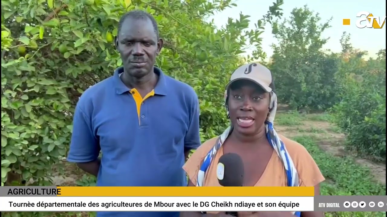 Tournèe Réseau des Maraichers de Mbour avec le DG Cheikh ndiaye et son équipe