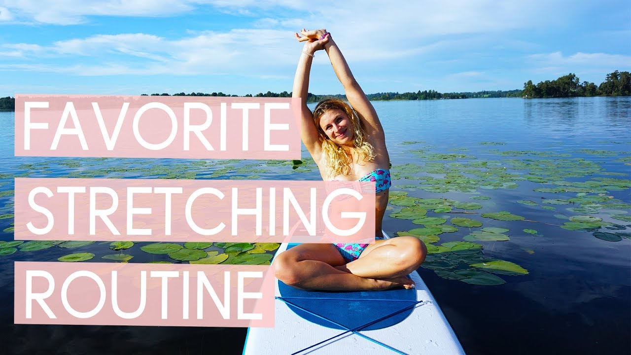 FAVORITE STRETCHING ROUTINE 🏄‍♀️🤸🏼‍♀️ | #supstyle