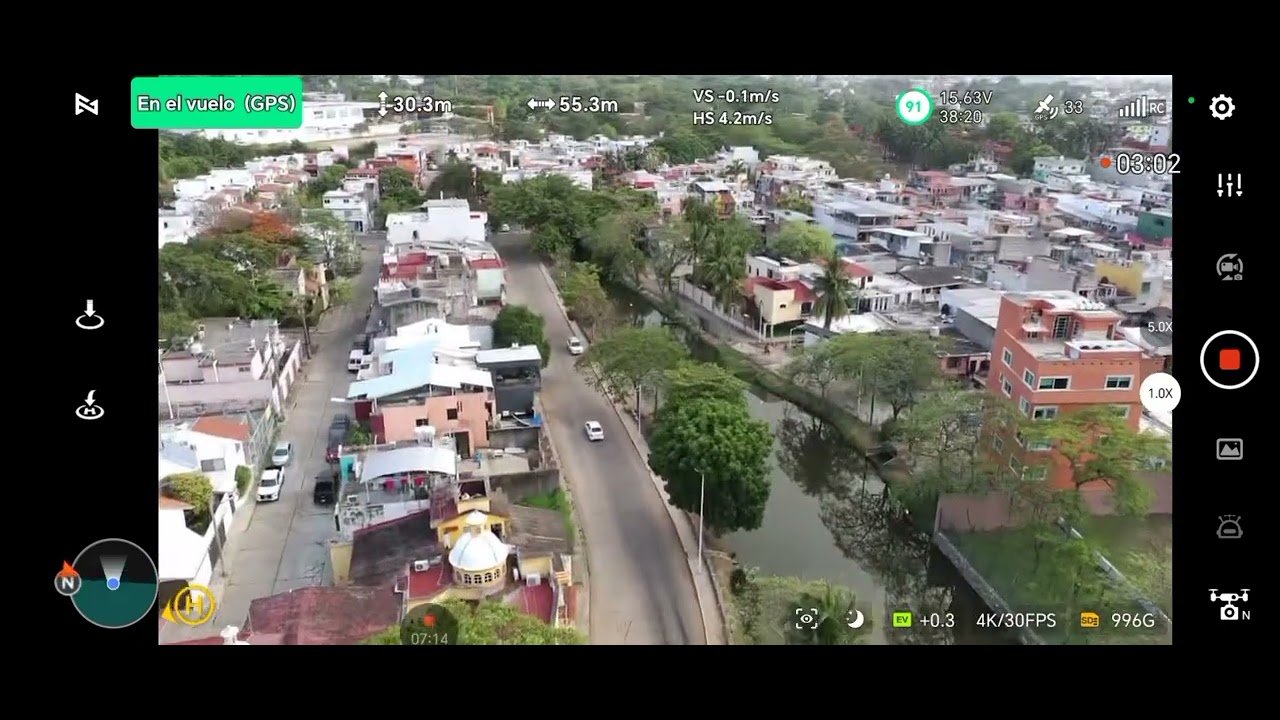 Fimi X8 Tele Max vista de la app