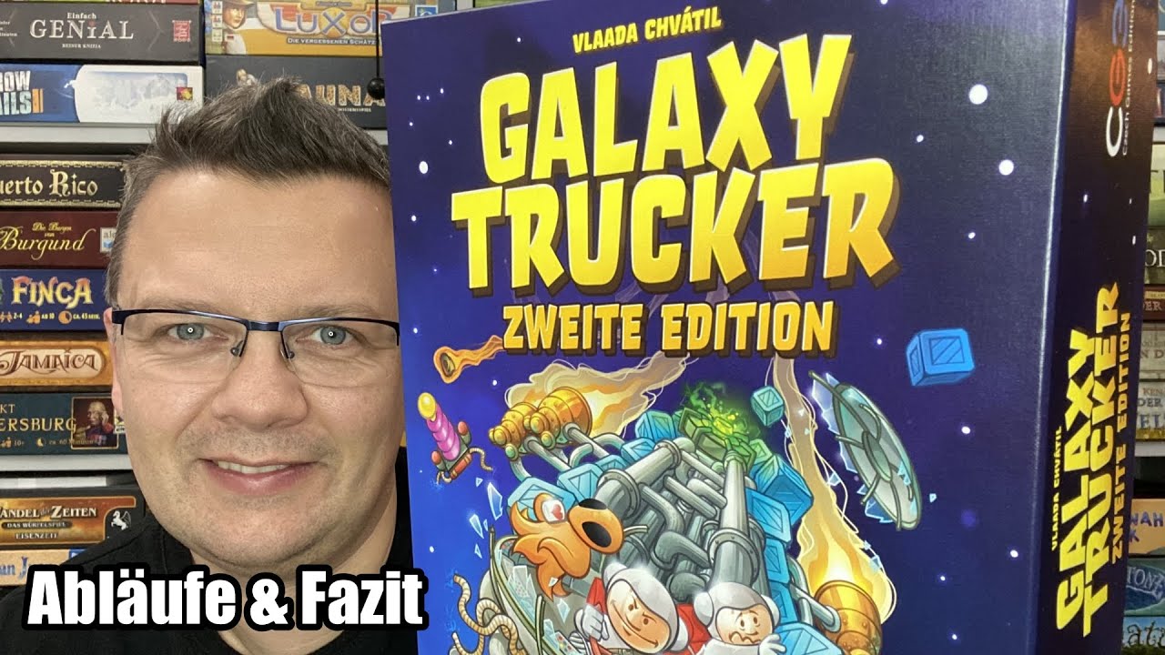 Galaxy Trucker 2. Edition (CGE / Heidelbär Games) - damals wie heute ein super Spiel - ab 8 Jahren