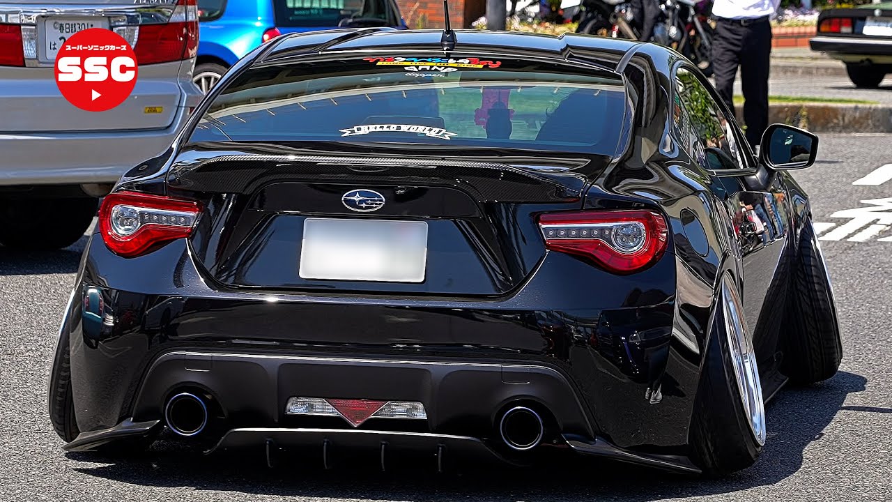 【段差】スタンスなBRZが最高すぎる！などスポ車、VIP、日本車ドレスアップカスタム（大黒PA）