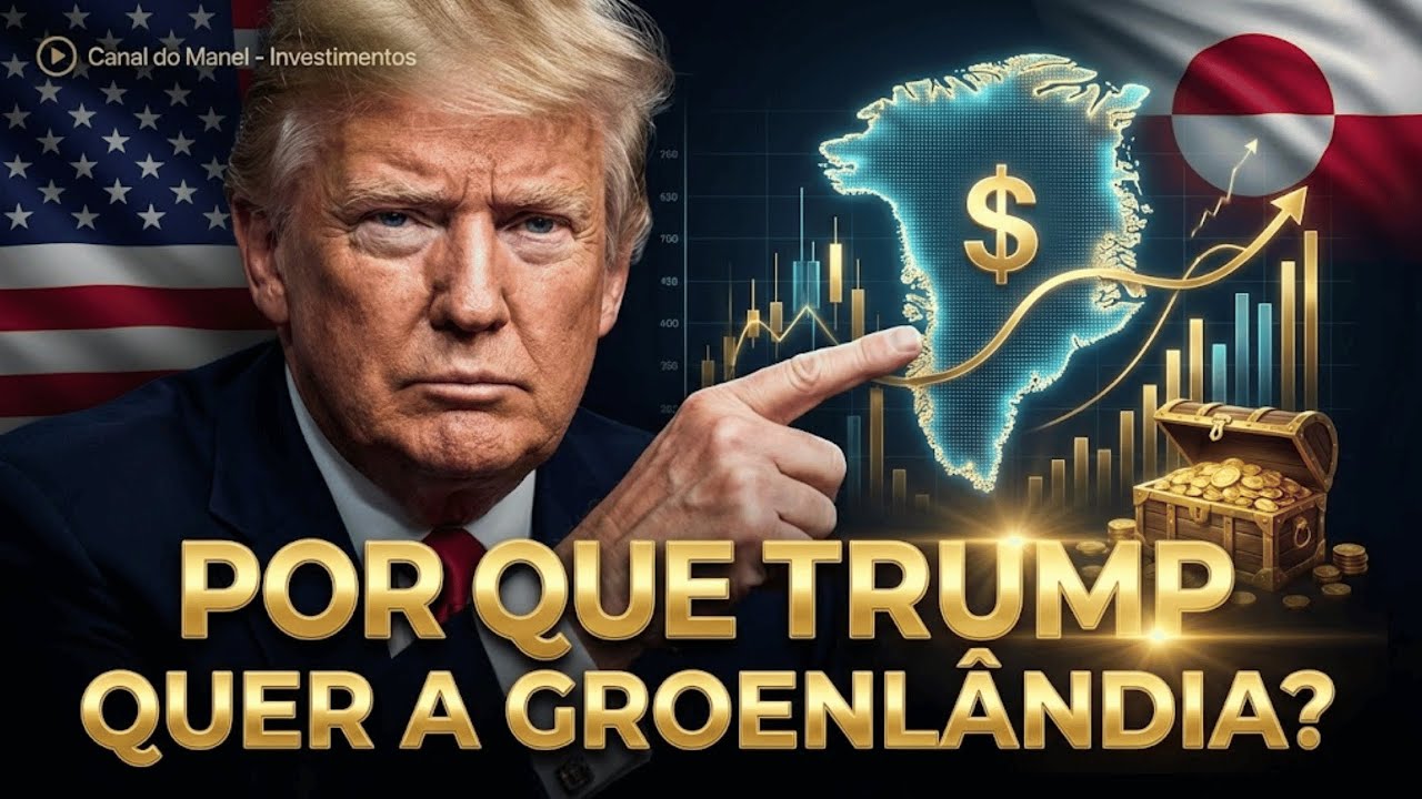🚨 🚨 🚨  POR QUE TRUMP QUER A GROENLÂNDIA? Como isso impacta o dólar e os seus investimentos?