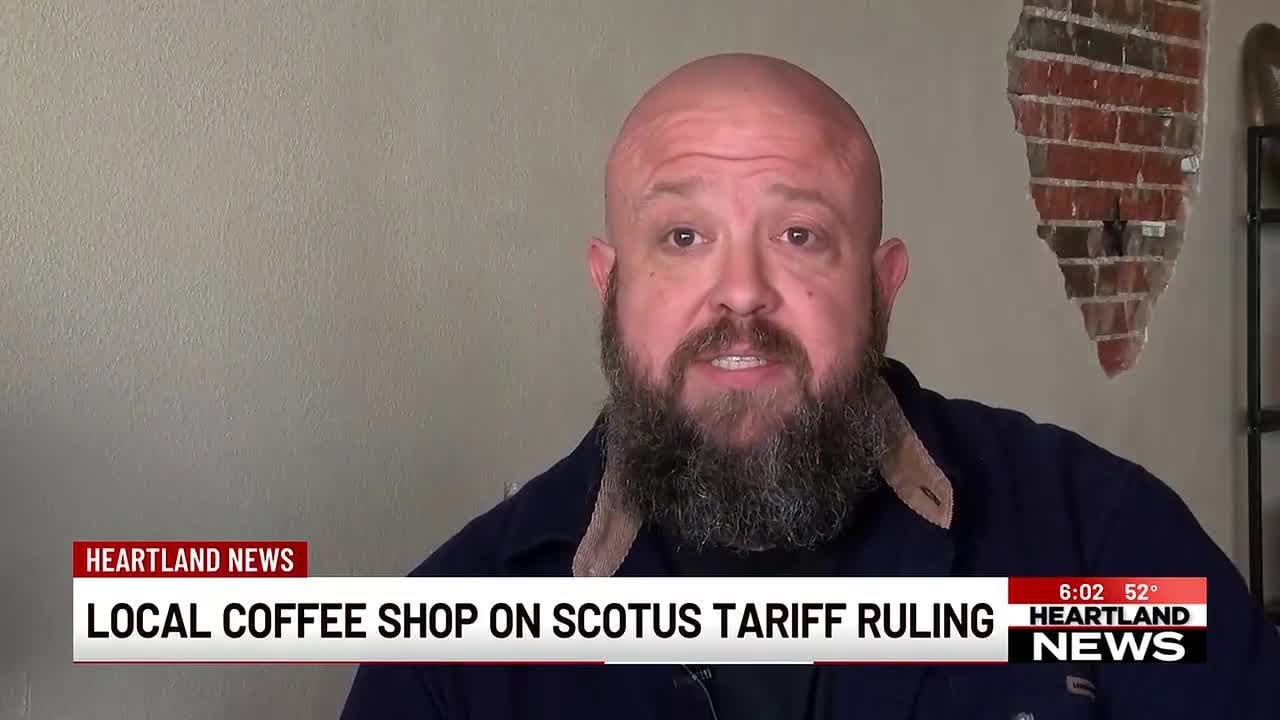 Heartland coffee shop owner reacts to Supreme Court tariff ruling