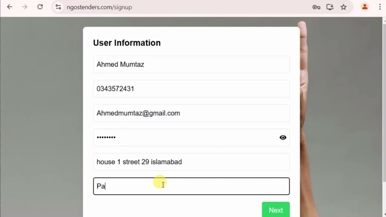 How to Sign Up on the NGOs Tender Portal: Step-by-Step Guide