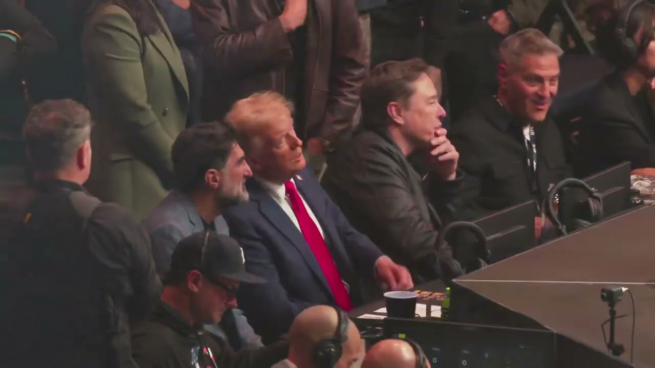 President-Elect Donald Trump, Elon Musk attend UFC 309