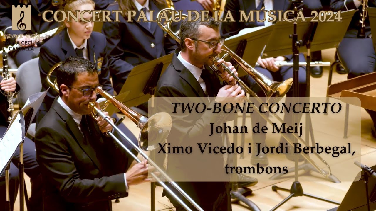 TWO-BONE CONCERTO - Johan de Meij | A. M. Santa Cecília de Castalla | Ximo Vicedo i Jordi Berbegal