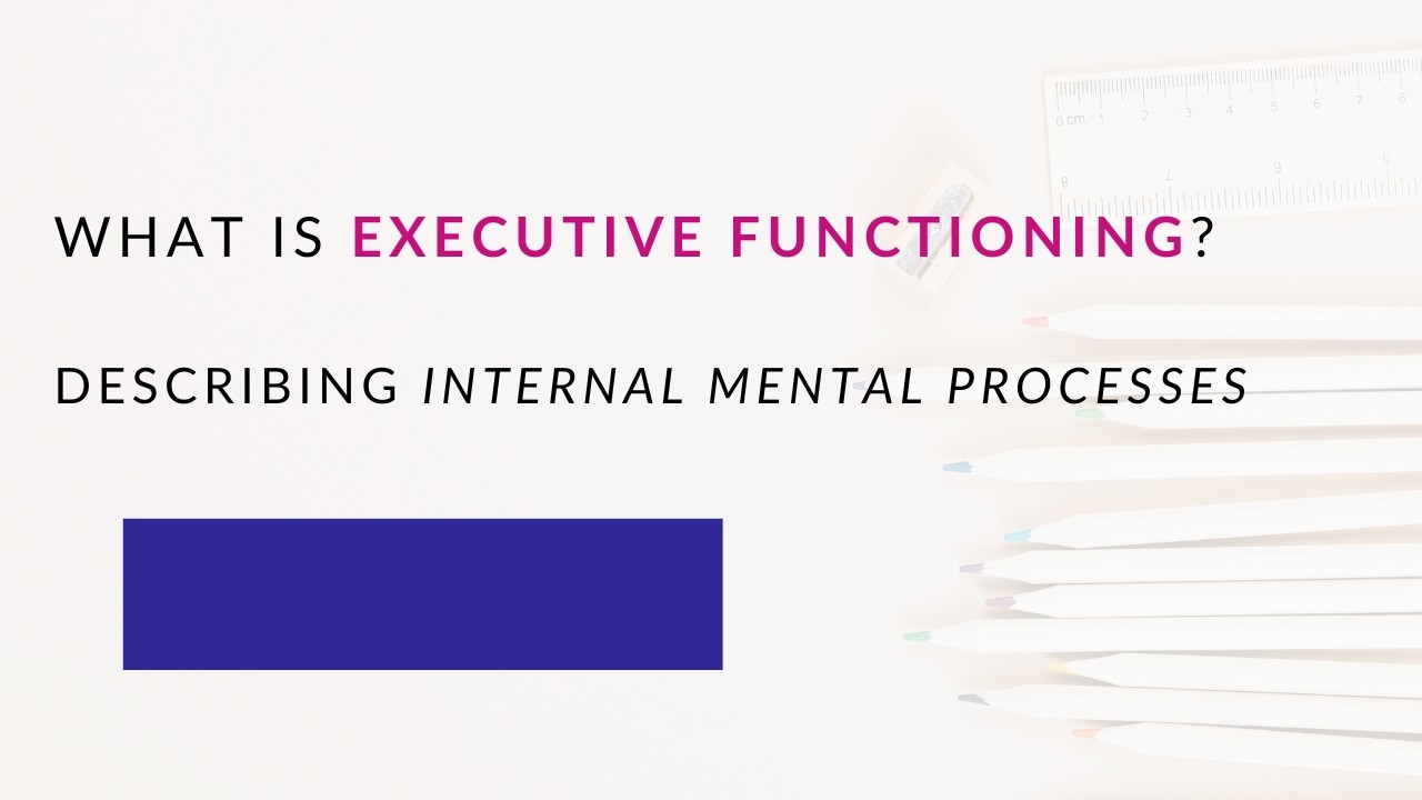 What is Executive Functioning? (Describing Internal Mental Processes)