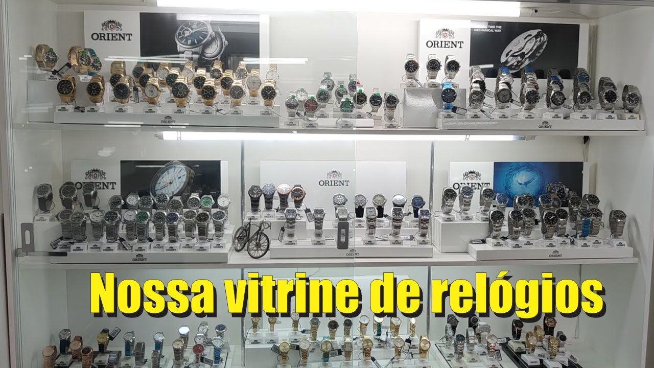Vitrine de relógios - Relojoaria JJ