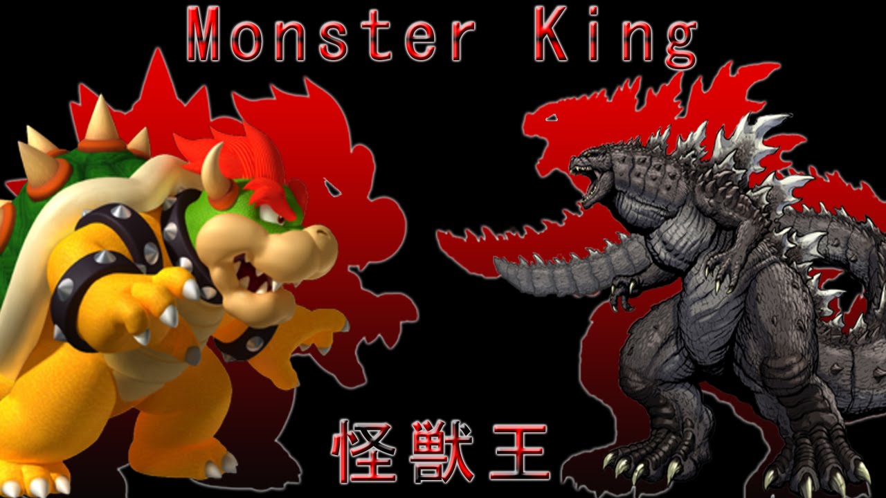 Godzilla x Mario & Luigi - Monster King [Godzilla (Main Theme), Dark Bowser]