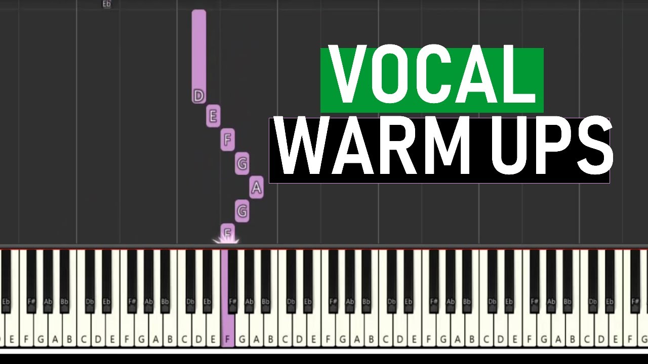 ♬ VOCAL WARM UP VIDEO  - VOCAL RANGE EXERCISE ♬
