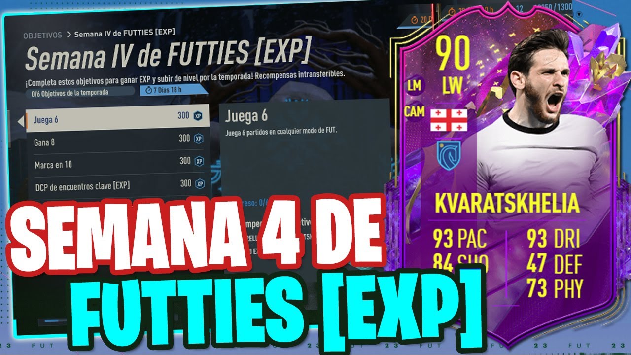 SEMANA IV DE FUTTIES [EXP] en FIFA 23 | COMPLETALO FACIL Y RAPIDO Semana 4 Futties