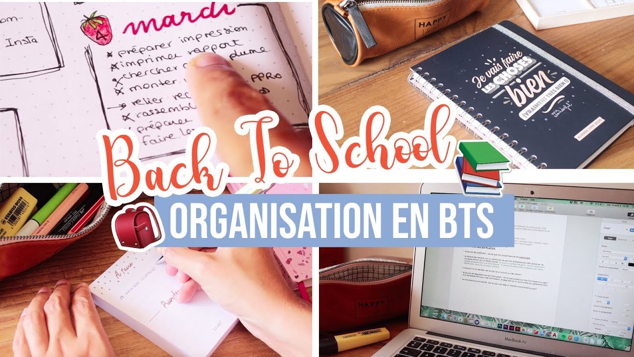 Back to school | Organisation en BTS / FAC / ÉCOLE