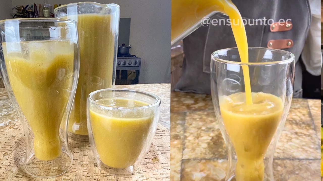 Colada de Avena con Naranjilla y Zanahoria | Súper fácil de preparar y muy nutritiva
