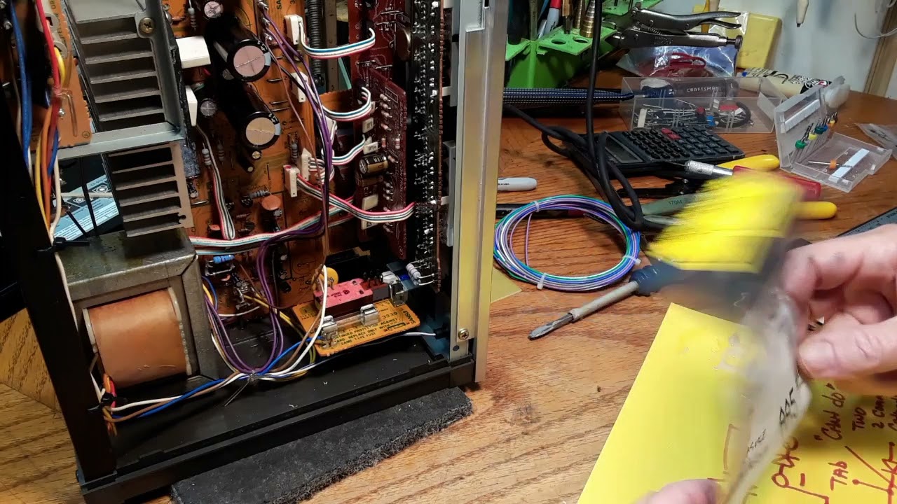 filter capacitors and rectifiers into sansui a-5.