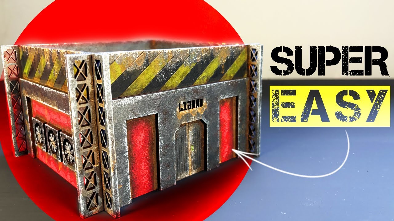 Easy Beginner Warhammer Terrain - The Bunker