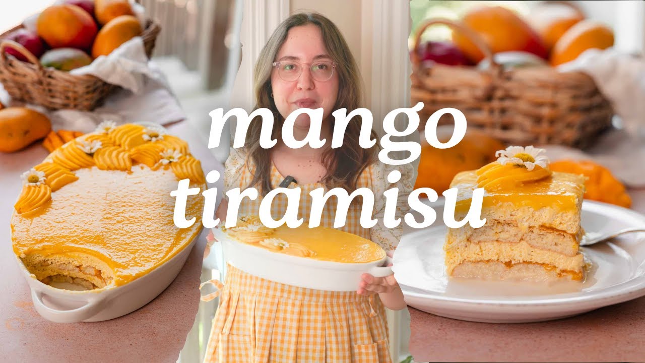Mango Tres Leches Tiramisu 🥭