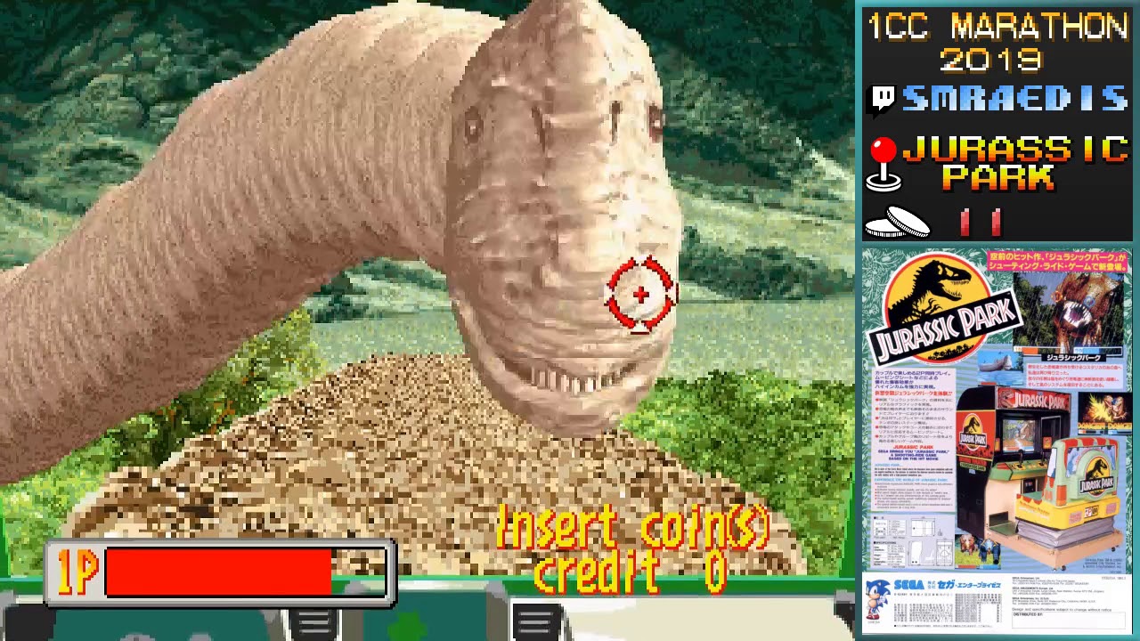 Arcade 1CC Marathon 2019 - Jurassic Park by SMRaedis