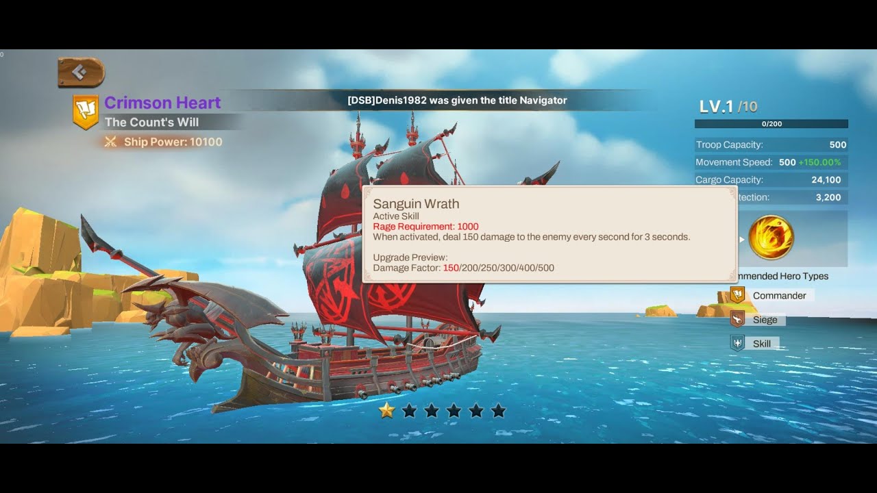 English Lord of Seas  | Server 8 | F2p Journey