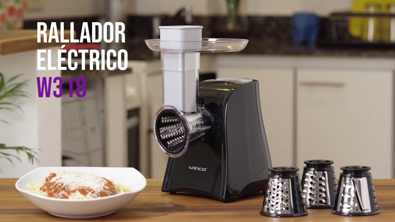 Rallador Winco W318/W1318 Incluye 5 ralladores