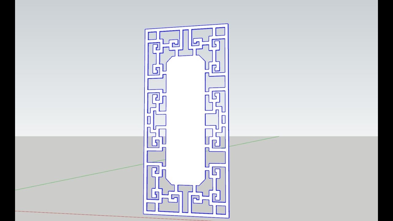 Cắt vách CNC với Sketchup & ABF
