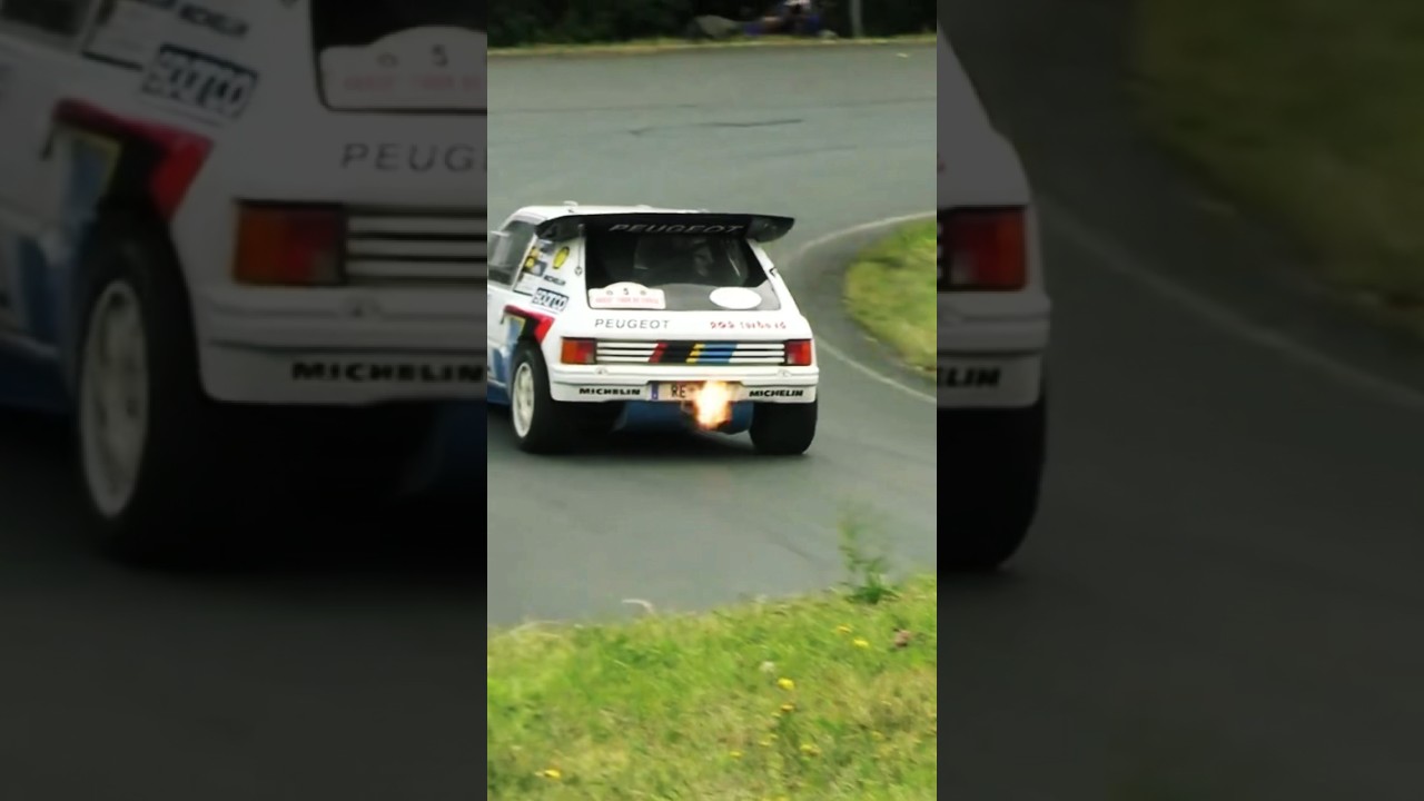 Flame Shooting Rally Legend 205 Turbo 16