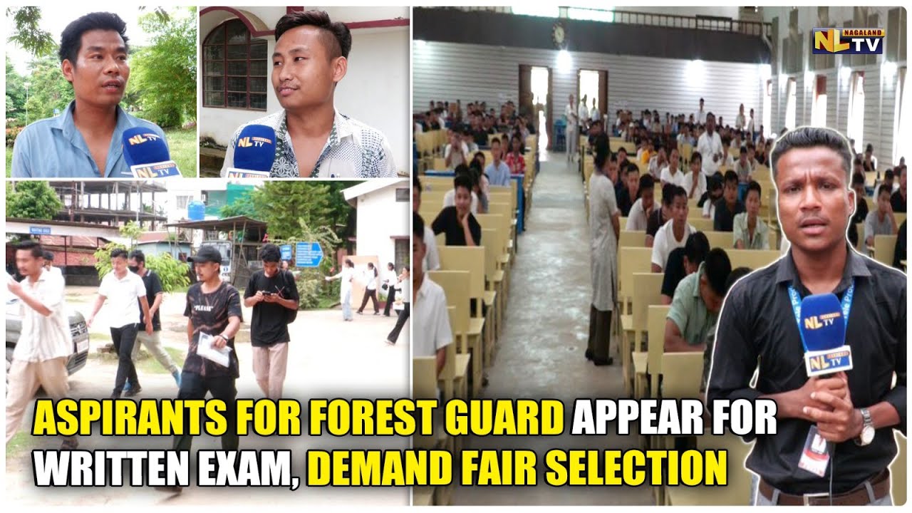 ASPIRANTS FOR FOREST GUARD APPEAR FOR WRITTEN EXAM, DEMAND FAIR SELECTION