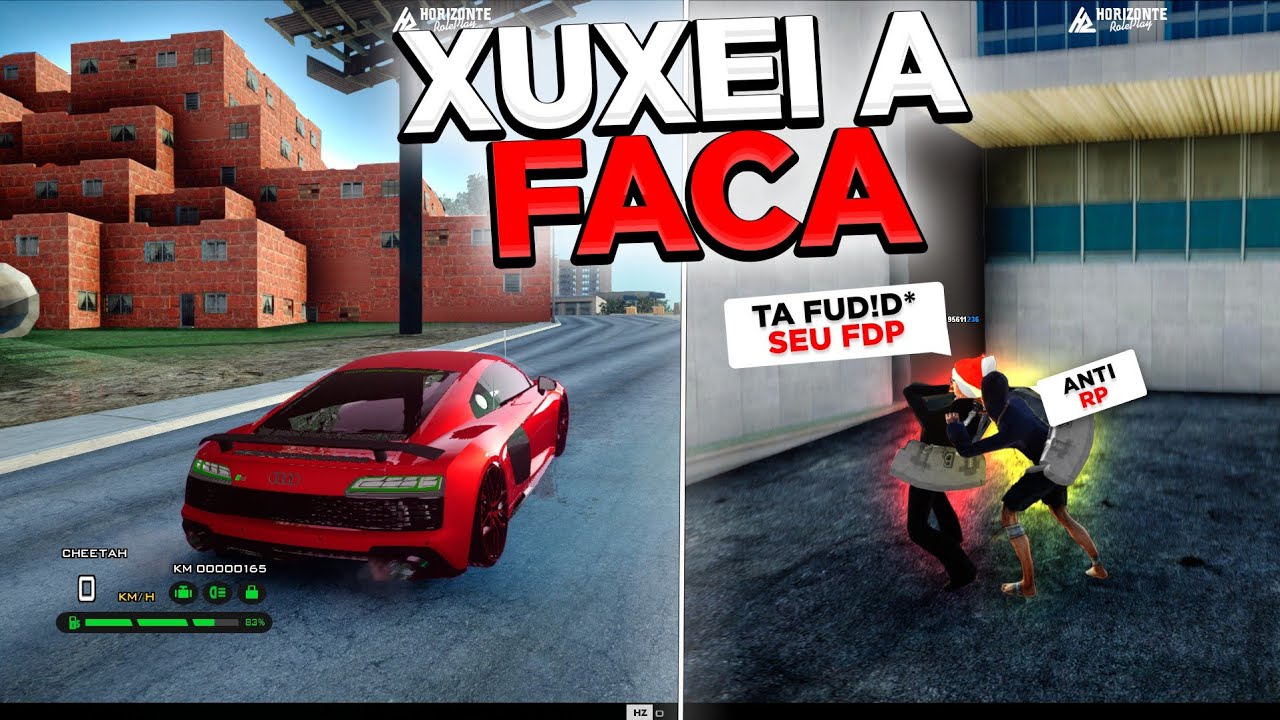 XUXANDO A FACA NO POVO no Horizonte rp 😂 - GTA SAMP ANDROID/PC