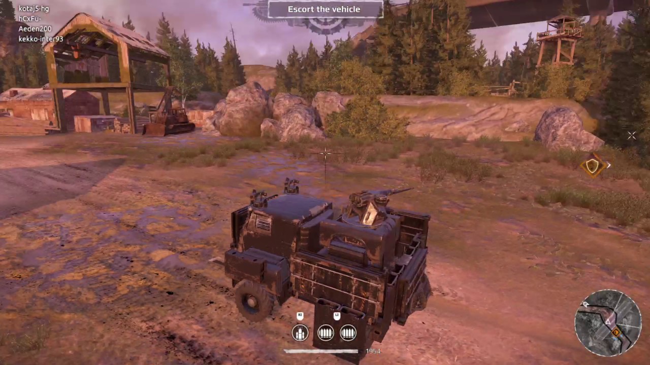 Crossout PS4 Gameplay - PVE Escort