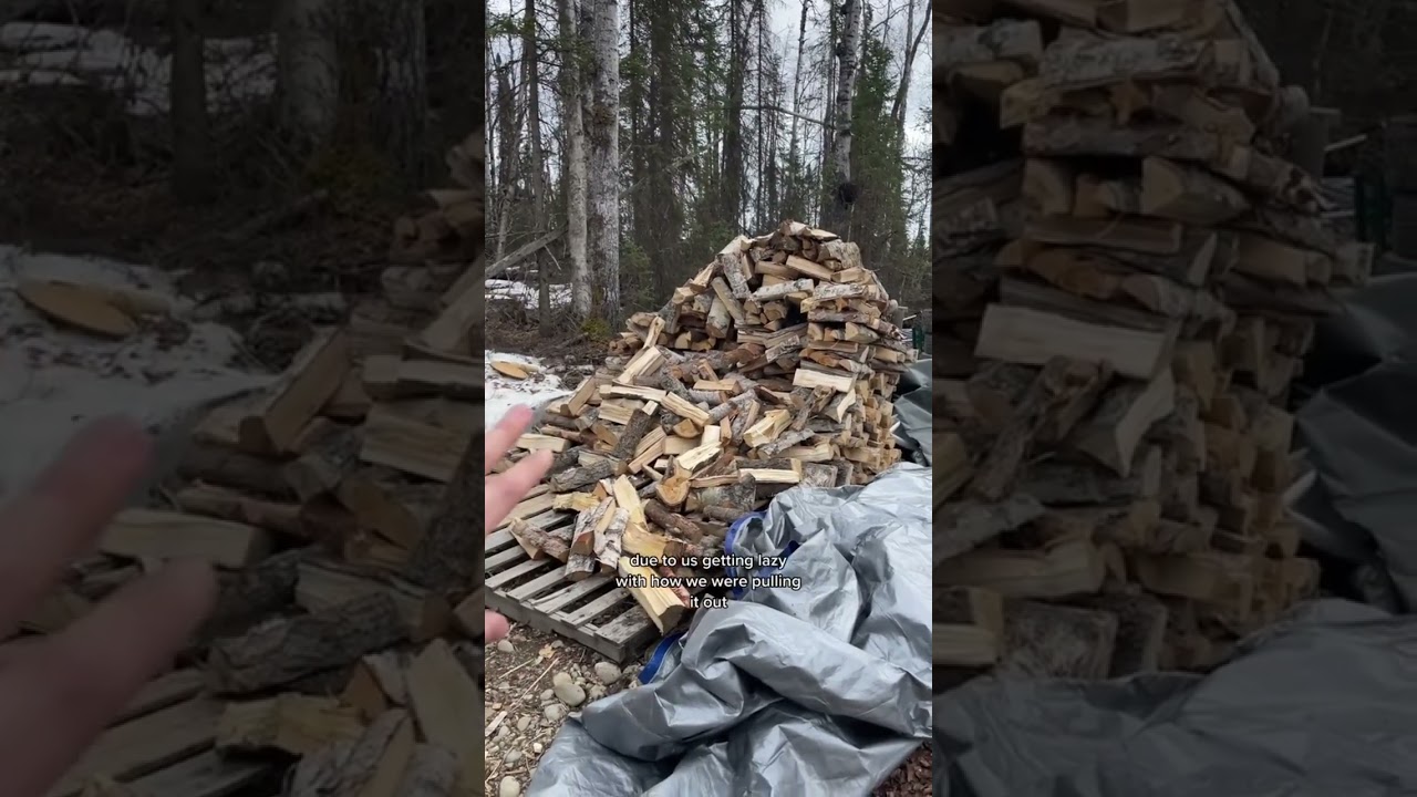Потребление древесины на Аляске зимой | Rocket Mass Heater #alaska #offgrid
