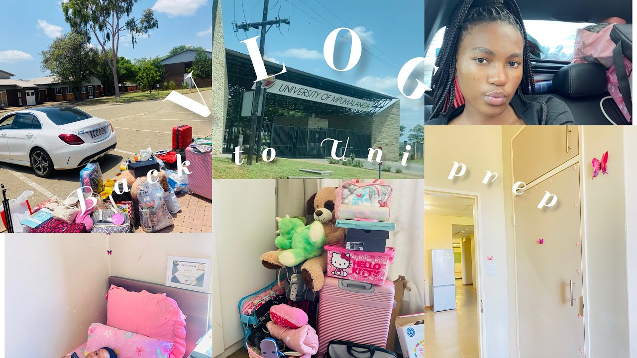 VLOG| Back to uni prep| Moving in| New Res| Room tour| University of Mpumalanga student