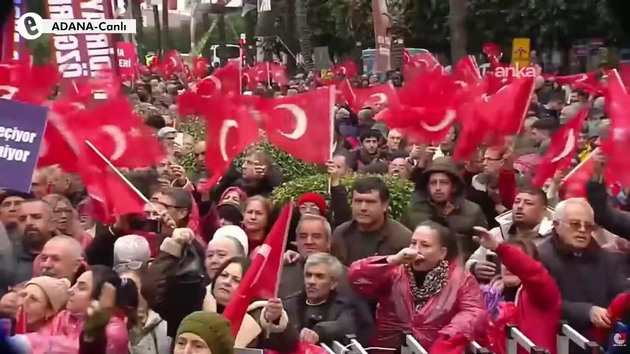 🔴#CANLI - Zeydan Karalar’ın tutukluluğunun 200. gününde CHP mitingi Adana'da