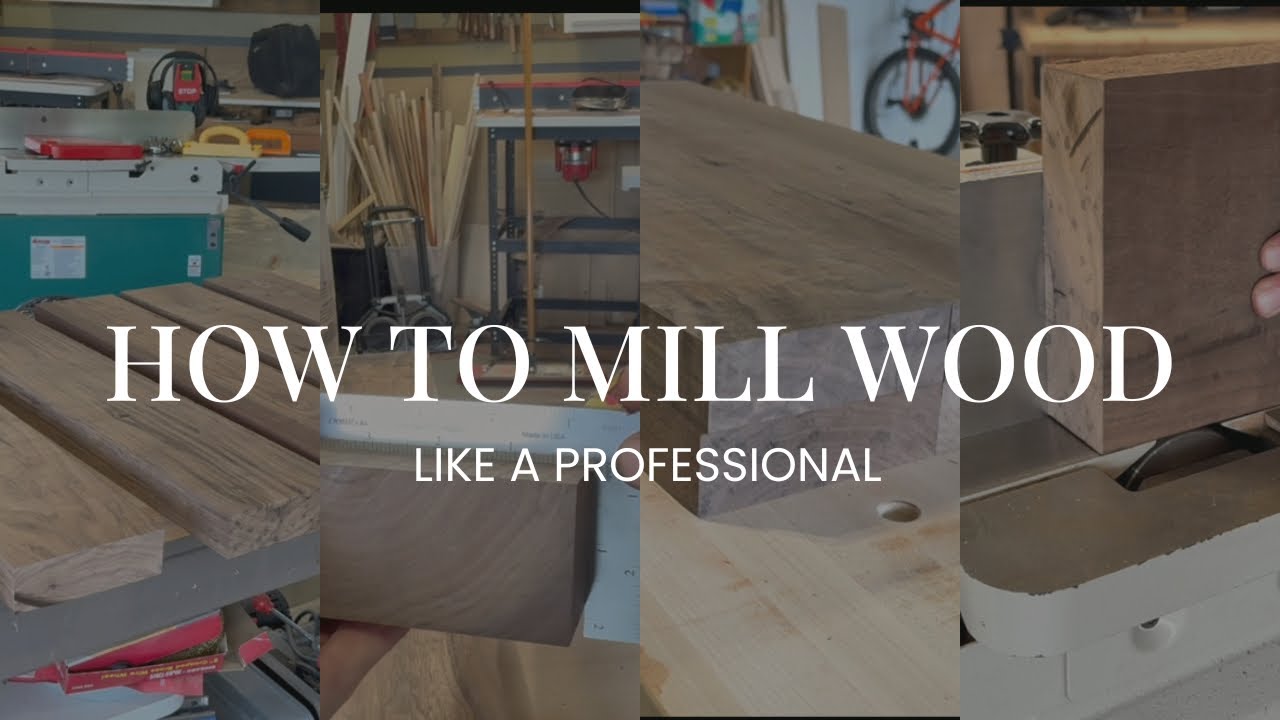 How to Mill Wood / Flatten wood like a pro